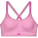 Dames bh Under Armour  Infinity Mid Bra pink XS