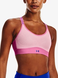 Dames bh Under Armour  Infinity Mid Bra-PNK