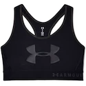 Dames bh Under Armour  Mid Keyhole Graphic-BLK S