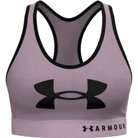 Dames bh Under Armour Mid Keyhole Graphic-PNK