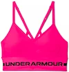 Dames bh Under Armour  Seamless Low Long Htr Bra pink Beta Tint