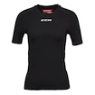 Dames compressieshirt CCM  SS Training Tee Black Senior