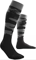 Dames compressiesokken CEP Camocloud Black/Grey  III