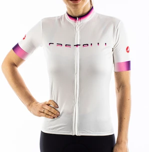 Dames fietsshirt Castelli  Gradient Jersey Ivory L