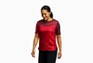 Dames fietsshirt Race Face  Indy SS Dark Red