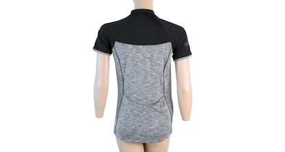 Dames fietsshirt Sensor  Cyklo Motion Grey/Black