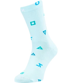 Dames fietssokken Silvini Dogana Turquoise-ocean