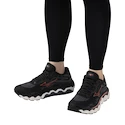 Dames hardloopschoenen Mizuno  Wave Horizon 7 Black/Dubarry/Nimbus Cloud