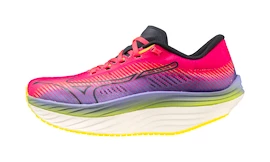 Dames hardloopschoenen Mizuno Wave Rebellion Pro High-Vis Pink/Ombre Blue/Purple Punch