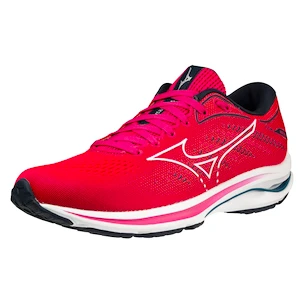 Dames hardloopschoenen Mizuno  Wave Rider 25 Pink Peacock/White  UK 5