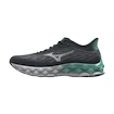 Dames hardloopschoenen Mizuno  Wave Sky 8 India Ink / Neo Silver / Dusty Jade Green  UK 5,5