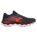 Dames hardloopschoenen Mizuno  Wave Sky Wave Sky 5 / India Ink / Living Coral / Pomegranite  UK 5,5