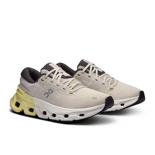 Dames hardloopschoenen On  Cloudflyer 5 Pearl/Hay