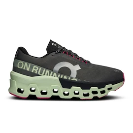 Dames hardloopschoenen On Cloudmonster 2 Asphalt/Lima