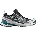 Dames hardloopschoenen Salomon XA Pro 3D V9 Gore-Tex Black/Bleached Aqua/Harbor Blue  UK 6