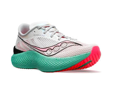 Dames hardloopschoenen Saucony  Endorphin Pro 3 Fog/Vizipink