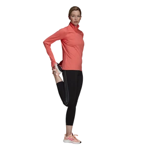 Dames hoodie adidas  Run Fast 1/2 Zip Semi Turbo S