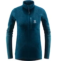 Dames hoodie Haglöfs  Touring Mid modrá, XL XL, Blauw