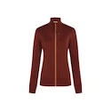 Dames hoodie Icebreaker Merino 260 Quantum IV LS Zip Port/Cedar Wood