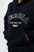 Dames hoodie Nebbia  Branded Oversized Hoodie black