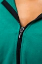 Dames hoodie Nebbia  Cropped Zip-Up Hoodie green