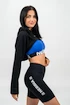 Dames hoodie Nebbia  Designer Cropped Hoodie black