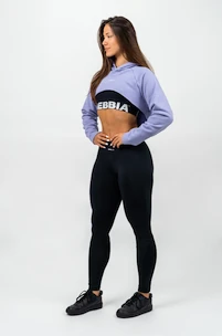 Dames hoodie Nebbia  Designer Cropped Hoodie purple M