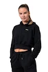 Dames hoodie Nebbia Intense Golden Crop hoodie 824 black