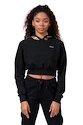 Dames hoodie Nebbia Intense Golden Crop hoodie 824 black XS