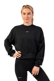 Dames hoodie Nebbia Loose Fit Sweatshirt "Feeling Good" 420 black