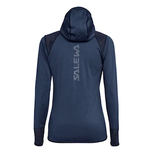 Dames hoodie Salewa  Agner Hybrid PL/DST Navy Blazer Melange 34