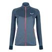 Dames hoodie Salewa  Puez Melange 2 PL Navy Blazer Melange 40