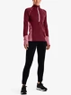 Dames hoodie Under Armour  ColdGear 1/2 Zip-RED