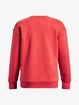 Dames hoodie Under Armour  Essential Fleece Crew-RED