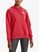 Dames hoodie Under Armour  Essential Fleece Hoodie-RED S