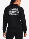 Dames hoodie Under Armour  Essential Script Crew-BLK