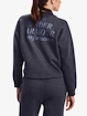 Dames hoodie Under Armour  Essential Script Crew-GRY