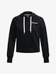 Dames hoodie Under Armour  Essential Script FZ-BLK