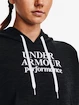 Dames hoodie Under Armour  Essential Script Hoodie-BLK