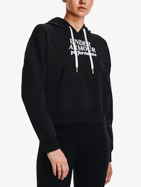 Dames hoodie Under Armour Essential Script Hoodie-BLK