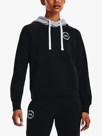 Dames hoodie Under Armour Rival Fleece CB Hoodie-BLK