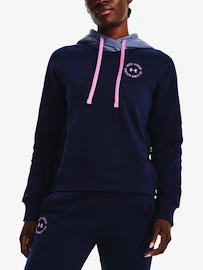 Dames hoodie Under Armour Rival Fleece CB Hoodie-NVY