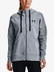 Dames hoodie Under Armour  Rival Fleece FZ Hoodie-GRY