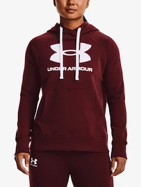 Dames hoodie Under Armour Rival Fleece Logo Hoodie-RED