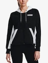 Dames hoodie Under Armour  Rival + FZ Hoodie-BLK