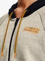 Dames hoodie Under Armour  Rival + FZ Hoodie-BRN