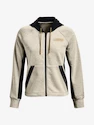 Dames hoodie Under Armour  Rival + FZ Hoodie-BRN