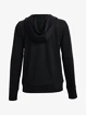 Dames hoodie Under Armour  Rival Terry FZ Hoodie-BLK