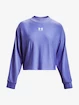 Dames hoodie Under Armour  Rival Terry Oversized Crw-BLU