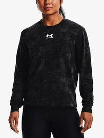 Dames hoodie Under Armour Rival Terry Print Crew-BLK